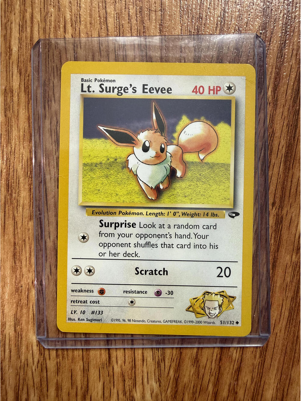 Pokemon - Single Trading Card Lt. Surge's Eevee 51/132 - Normal